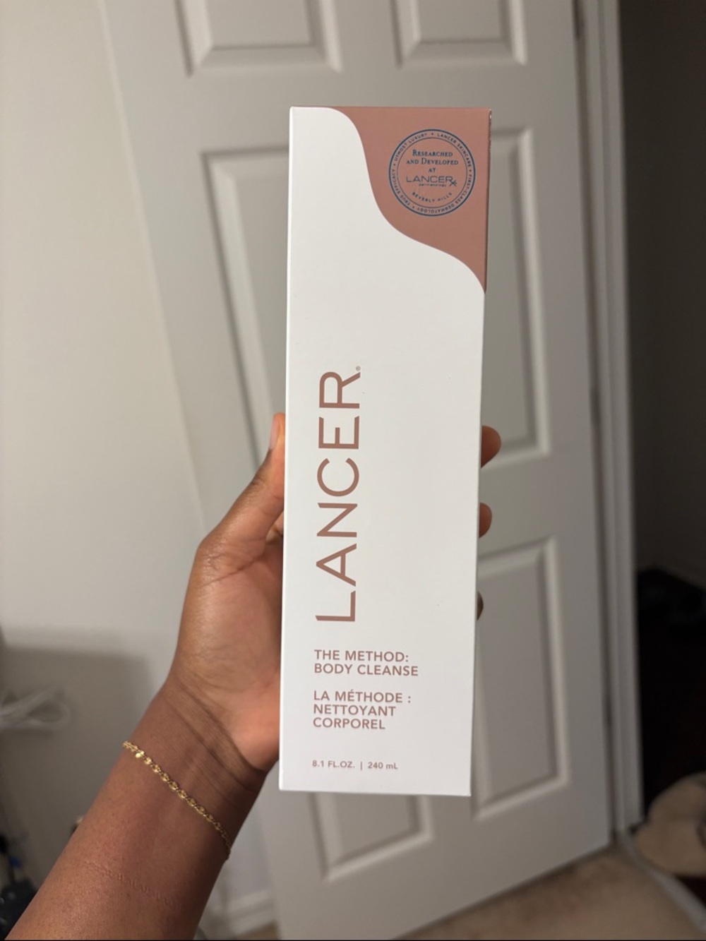 Lancer The Method Body Cleanse - White & Blush Packaging